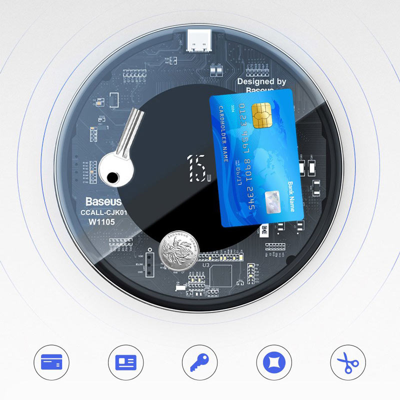 شارژر بی سیم فست شارژ Baseus WXJK-B 15W