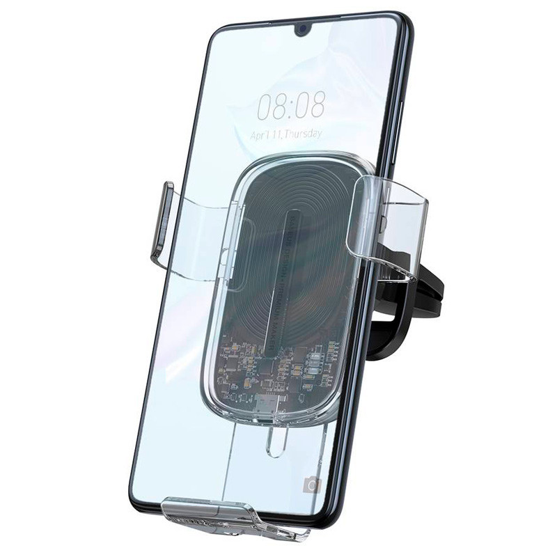 هولدر دریچه ای شارژر بی سیم فست شارژ Baseus WXYL-K 15W