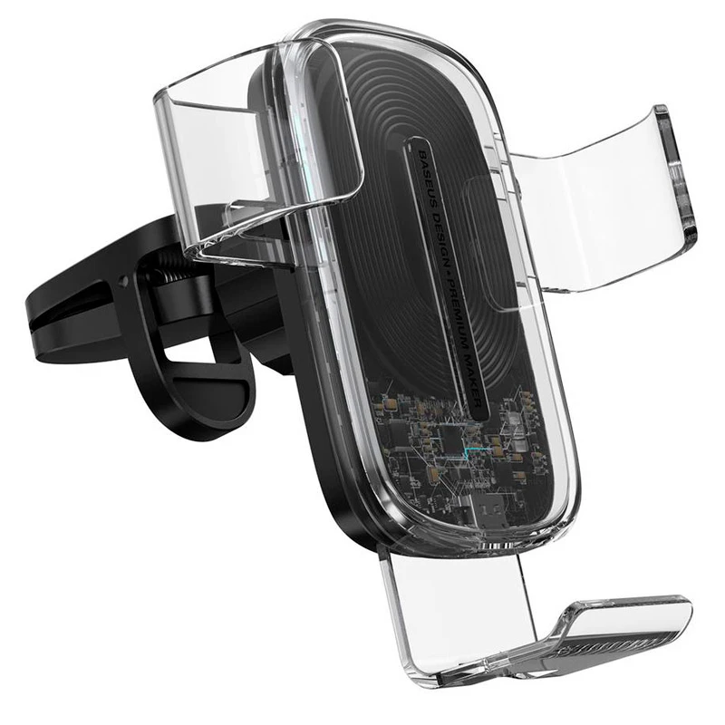 هولدر دریچه ای شارژر بی سیم فست شارژ Baseus WXYL-K 15W