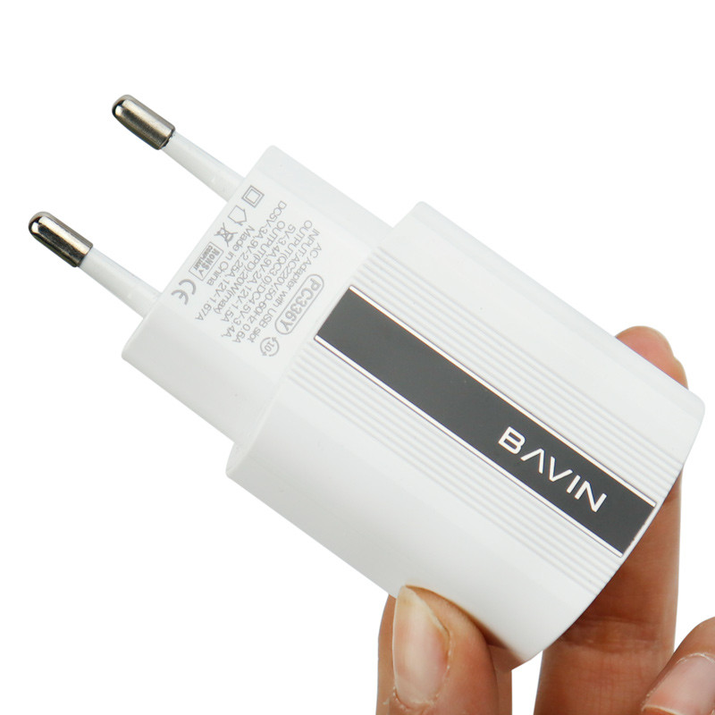 کلگی فست شارژ Bavin PC336Y 2Port 3.4A QC3 PD 20W