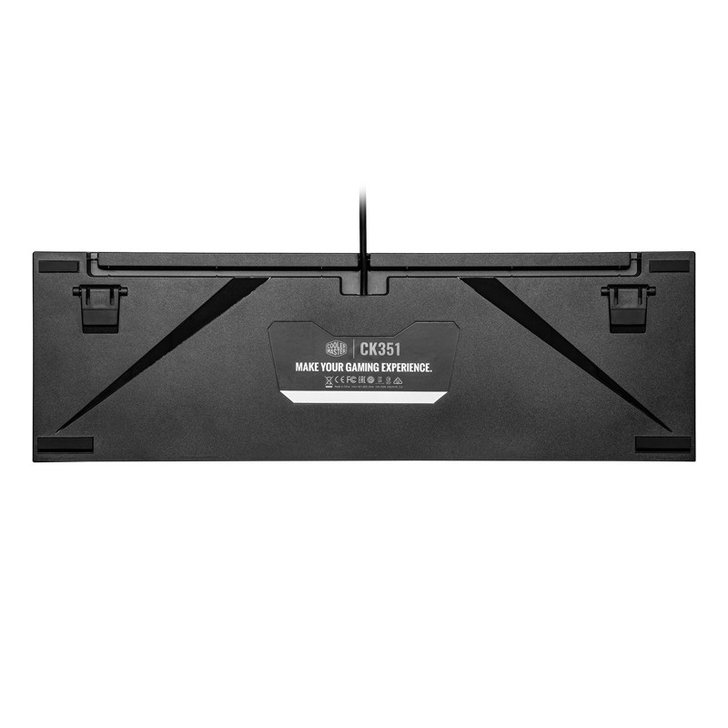کیبورد گیمینگ کولر مستر CK351 RGB Red Switch