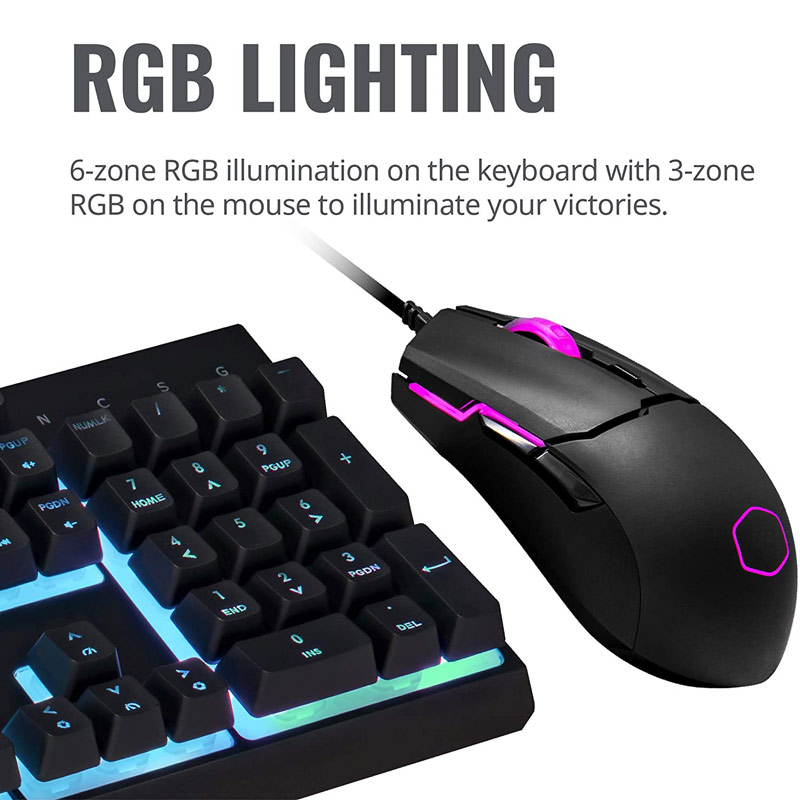 کیبورد و موس گیمینگ کولر مستر MS110 RGB