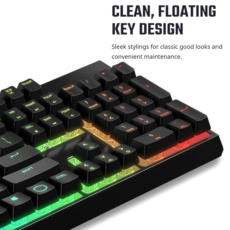 کیبورد گیمینگ کولر مستر MK110 RGB