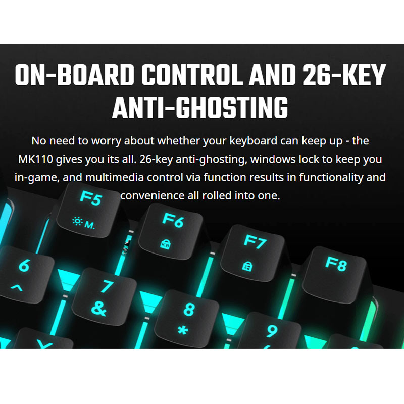 کیبورد گیمینگ کولر مستر MK110 RGB