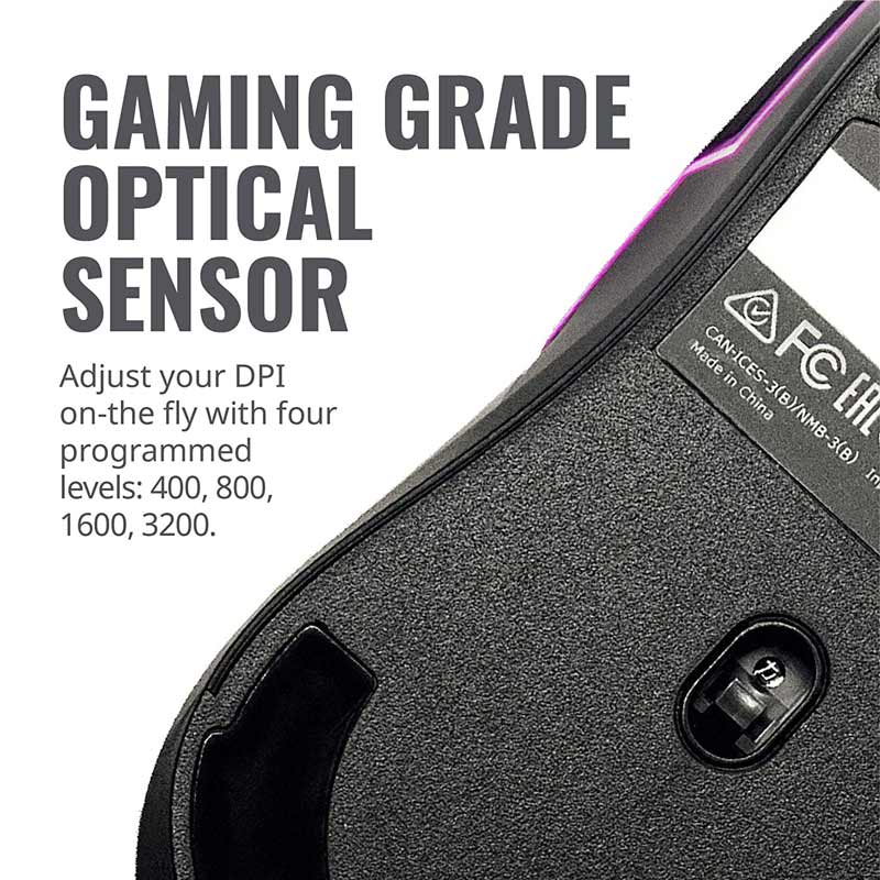 کیبورد و موس گیمینگ کولر مستر MS110 RGB