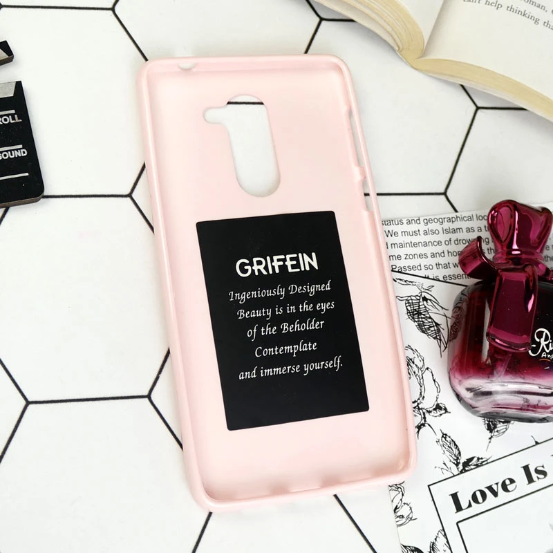 قاب ژله ای GRIFEIN هواوی Honor 6X صورتی