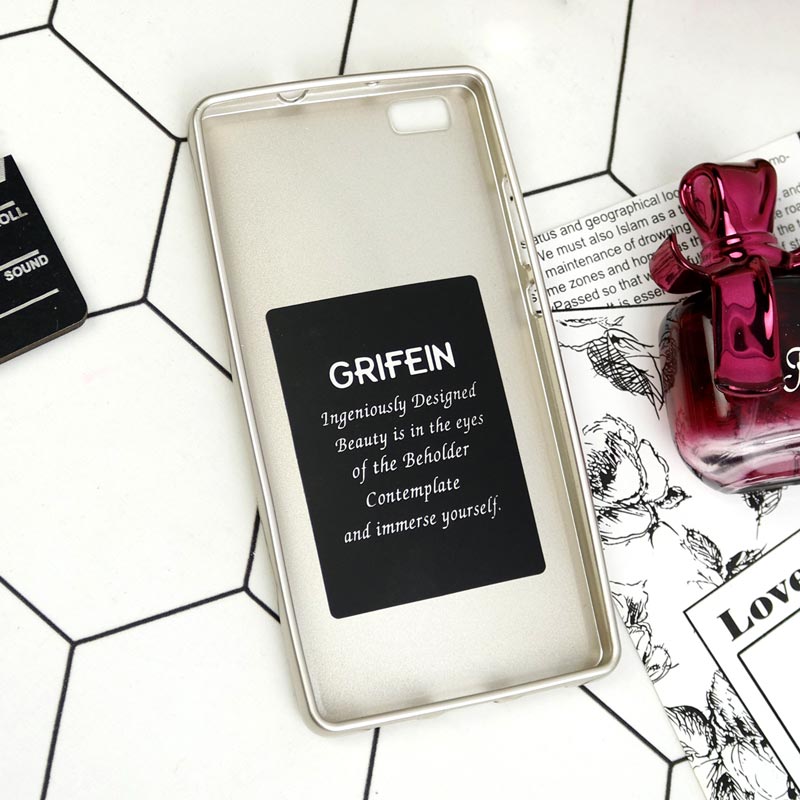 قاب ژله ای GRIFEIN هواوی P8 Lite طلایی