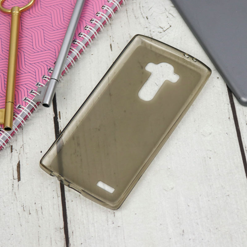 قاب ژله ای ساده  LG G4 دودی