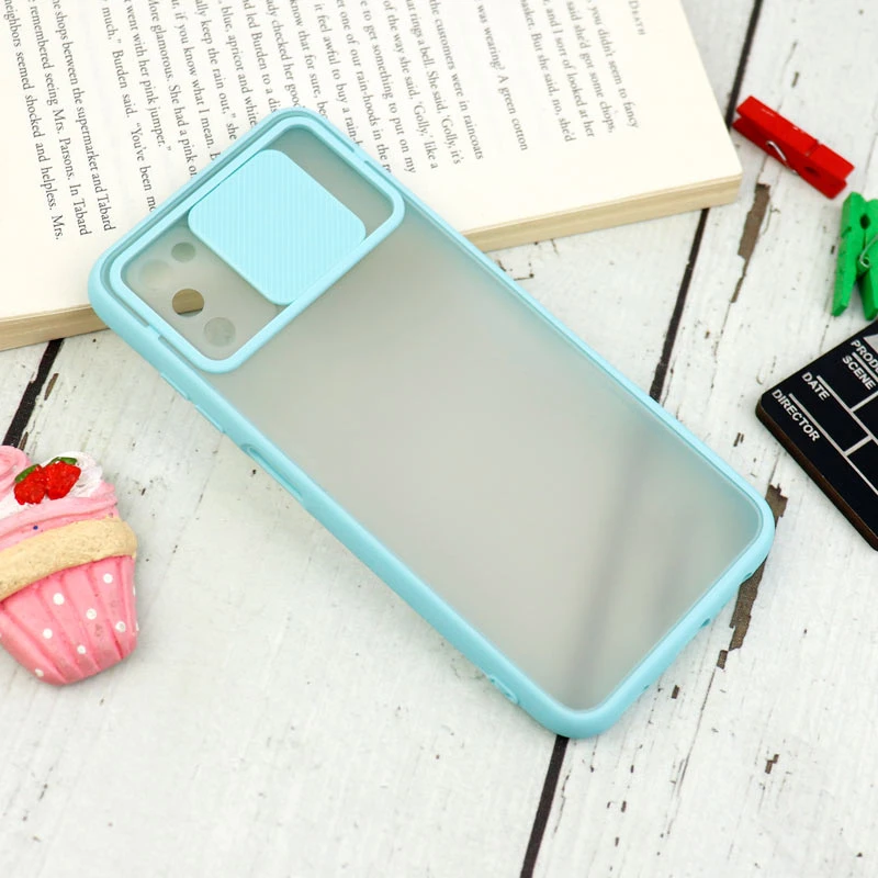 قاب PC مات محافظ لنز دار کشویی Samsung Galaxy A03s