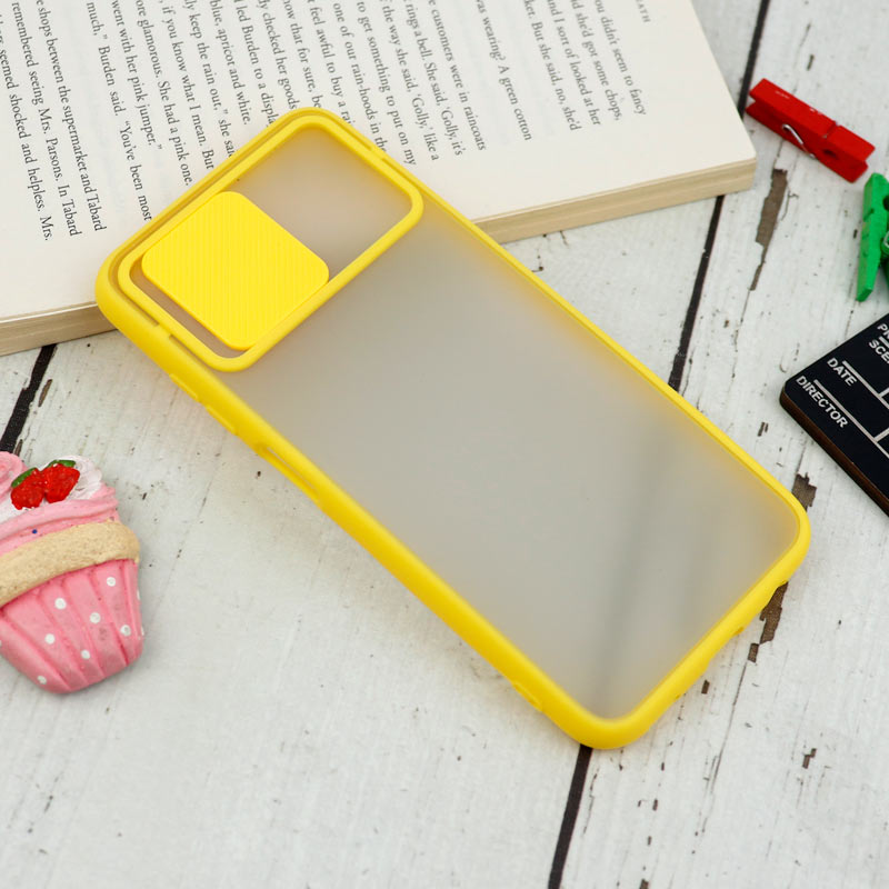 قاب PC مات محافظ لنز دار کشویی Samsung Galaxy A03s