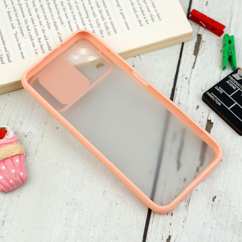 قاب PC مات محافظ لنز دار کشویی Samsung Galaxy A03s