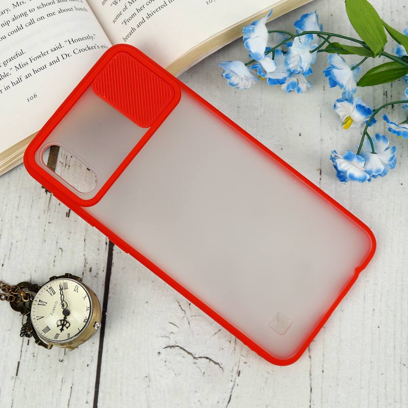 قاب PC مات محافظ لنز دار کشویی Samsung Galaxy A10