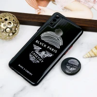 قاب PC محافظ لنز دار طرح Blvck + پاپ سوکت Samsung Galaxy A10s