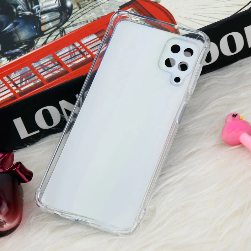 قاب سامسونگ Galaxy A12 طرح رنگین کمانی ستاره ای محافظ لنزدار