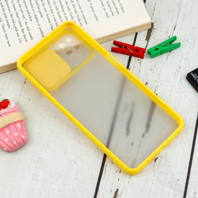 قاب PC مات محافظ لنز دار کشویی Samsung Galaxy A12