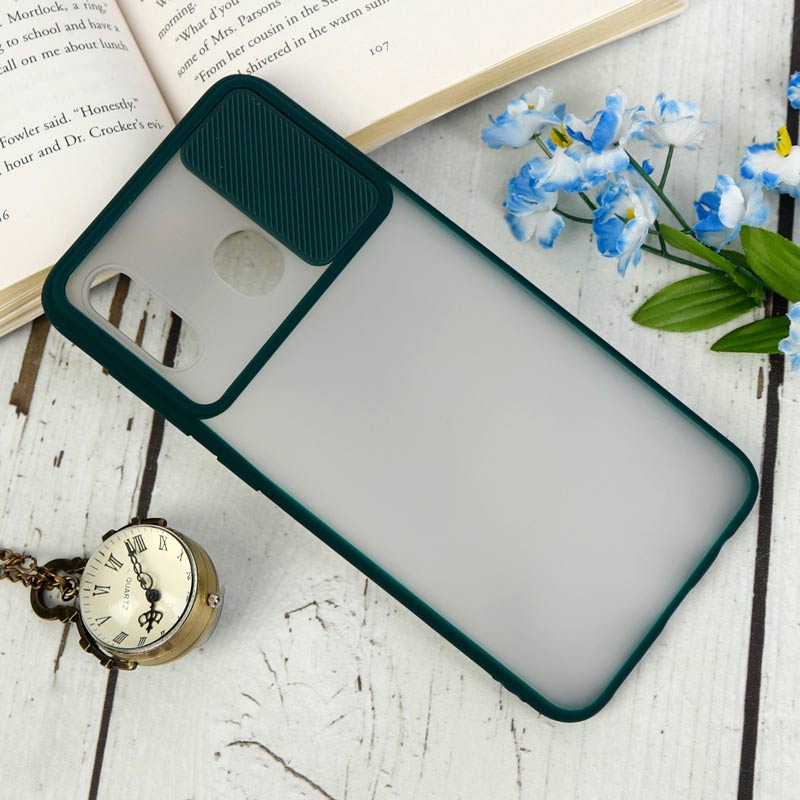 قاب PC مات محافظ لنز دار کشویی Samsung Galaxy A20