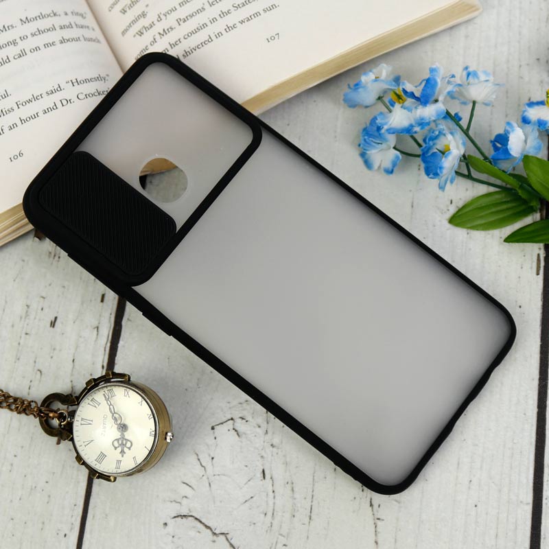 قاب PC مات محافظ لنز دار کشویی Samsung Galaxy A20