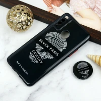 قاب PC محافظ لنز دار طرح Blvck + پاپ سوکت Samsung Galaxy A20s