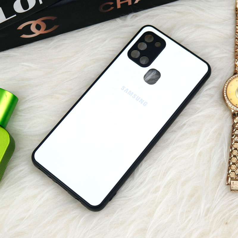 قاب سامسونگ Galaxy A21s طرح PVD محافظ لنزدار