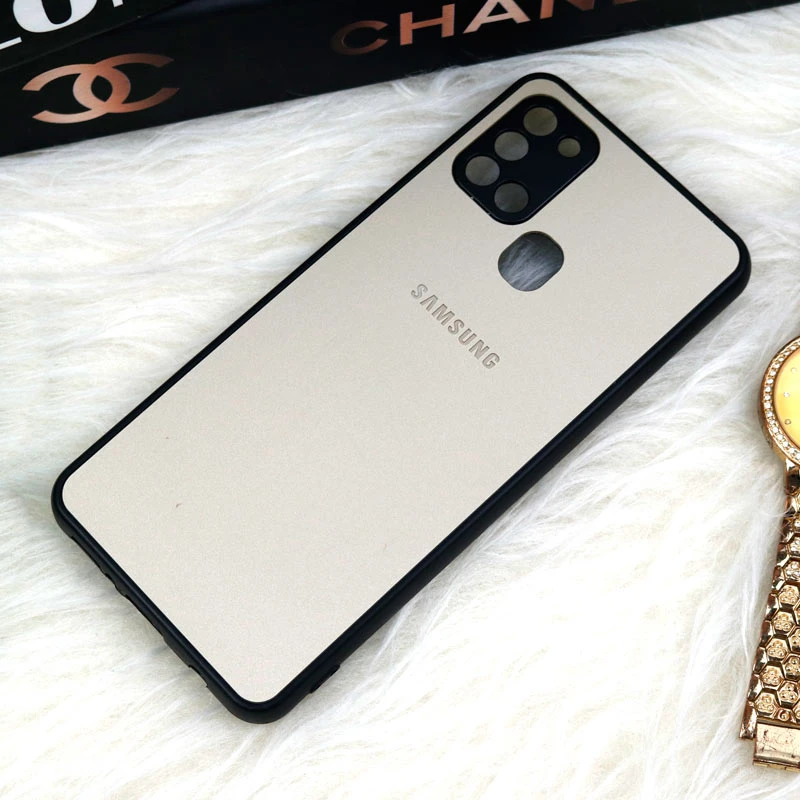 قاب سامسونگ Galaxy A21s طرح PVD محافظ لنزدار