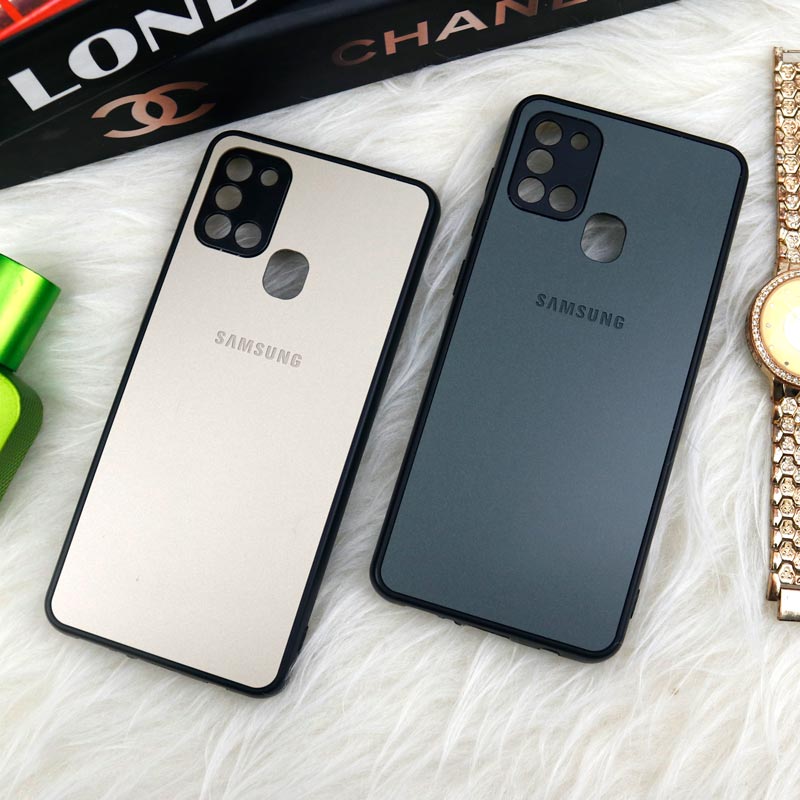 قاب سامسونگ Galaxy A21s طرح PVD محافظ لنزدار