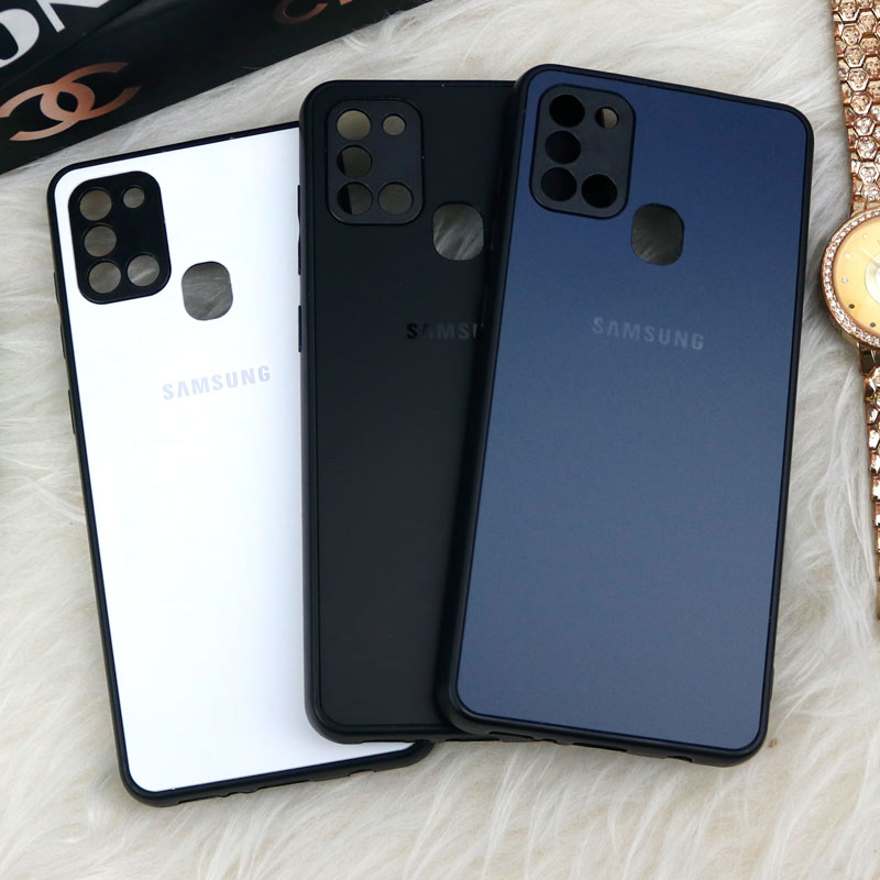 قاب سامسونگ Galaxy A21s طرح PVD محافظ لنزدار