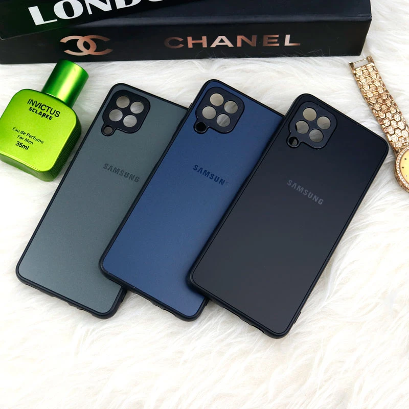 قاب سامسونگ Galaxy A22 4G / M22 / M32 4G طرح PVD محافظ لنزدار