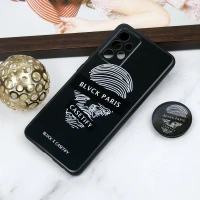 قاب PC محافظ لنز دار طرح Blvck + پاپ سوکت Samsung Galaxy A32 4G