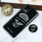 قاب PC محافظ لنز دار طرح Blvck + پاپ سوکت Samsung Galaxy A71