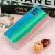 قاب سامسونگ Galaxy A71 طرح رنگین کمانی ستاره ای محافظ لنزدار