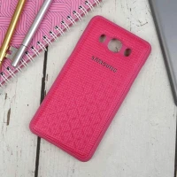 قاب ژله ای طرح کنفی Samsung Galaxy J5 2016 سرخابی