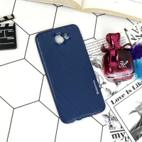 قاب ژله ای بیسوس راه راه Samsung Galaxy J5 Prime سرمه ای