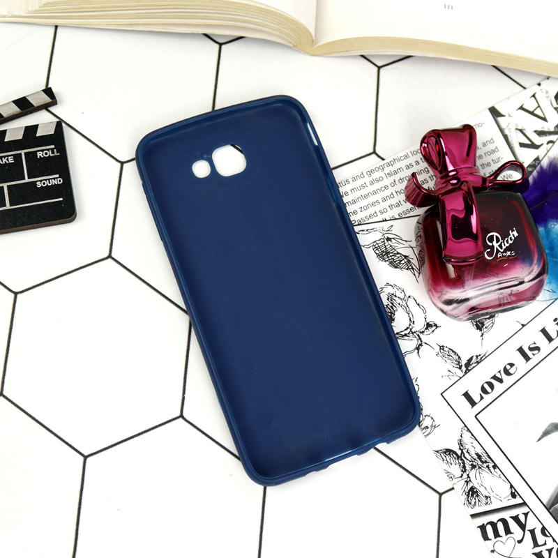 قاب ژله ای بیسوس راه راه Samsung Galaxy J5 Prime سرمه ای