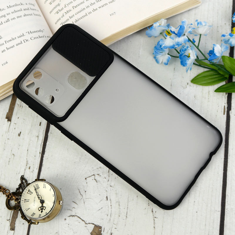 قاب PC مات محافظ لنز دار کشویی Samsung Galaxy M31