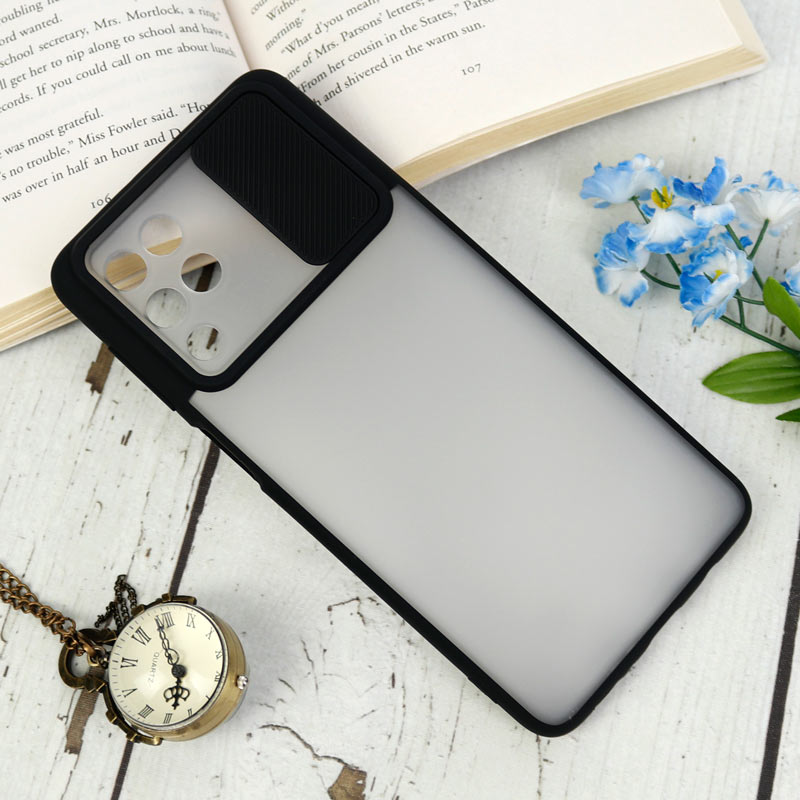 قاب PC مات محافظ لنز دار کشویی Samsung Galaxy M62
