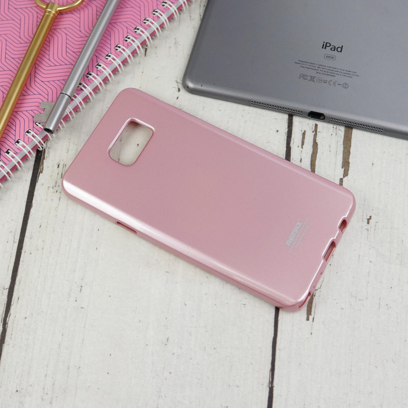 قاب ژله ای براق Samsung Galaxy Note 5 صورتی روشن