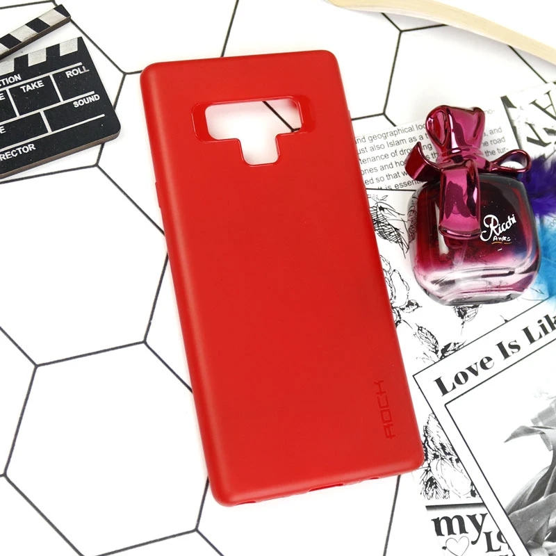 قاب ژله ای ROCK سامسونگ Note 9 قرمز