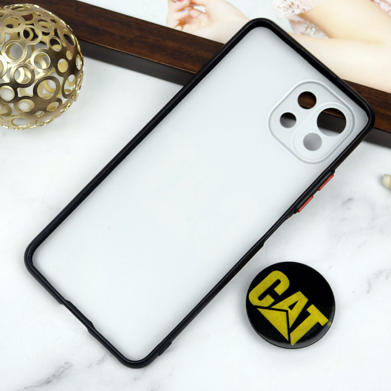 قاب PC محافظ لنز دار طرح CAT + پاپ سوکت Xiaomi Mi 11 Lite