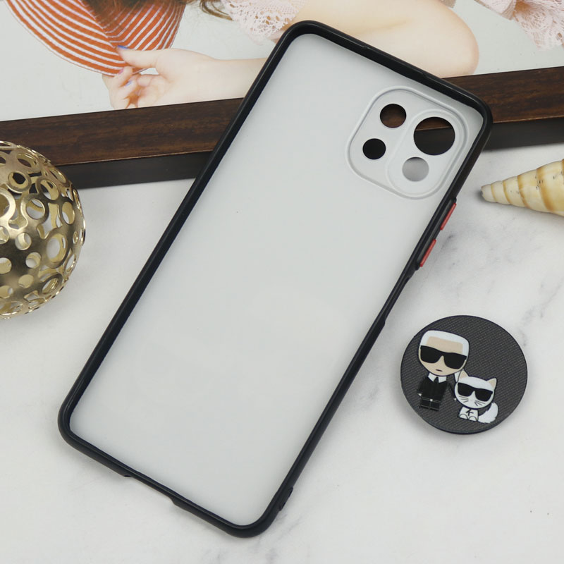 قاب PC محافظ لنز دار طرح Boss Cat + پاپ سوکت Xiaomi Mi 11 Lite
