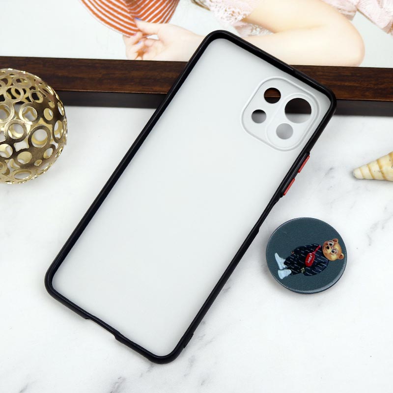 قاب PC محافظ لنز دار طرح Baron + پاپ سوکت Xiaomi Mi 11 Lite