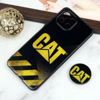 قاب PC محافظ لنز دار طرح CAT + پاپ سوکت Xiaomi Mi 11 Lite