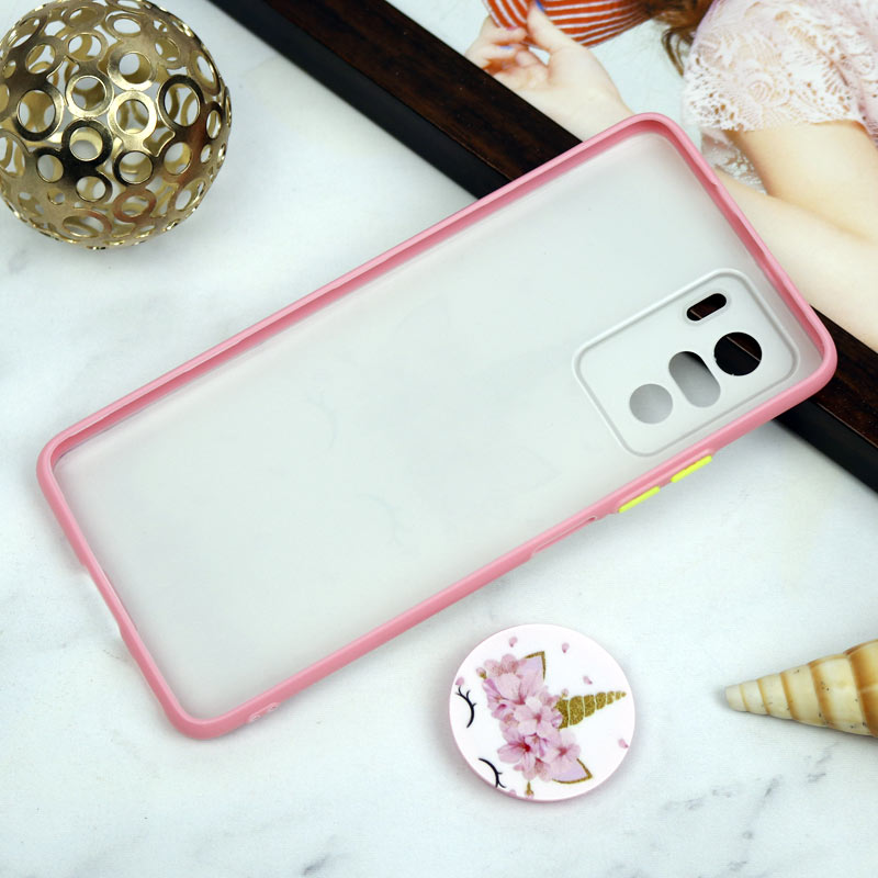 قاب PC محافظ لنز دار طرح یونیکورن + پاپ سوکت Xiaomi Poco F3