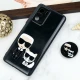 قاب PC محافظ لنز دار طرح Boss Cat + پاپ سوکت Xiaomi Poco F3