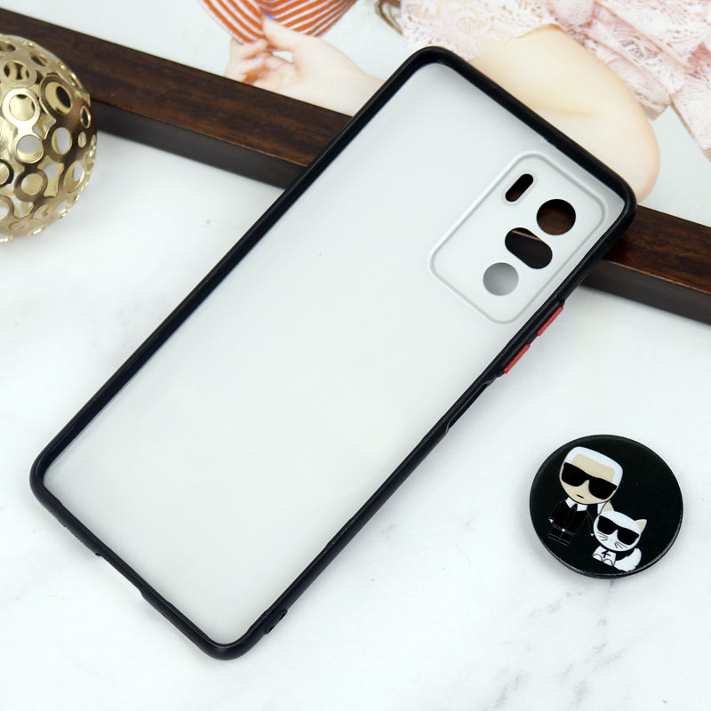 قاب PC محافظ لنز دار طرح Boss Cat + پاپ سوکت Xiaomi Poco F3