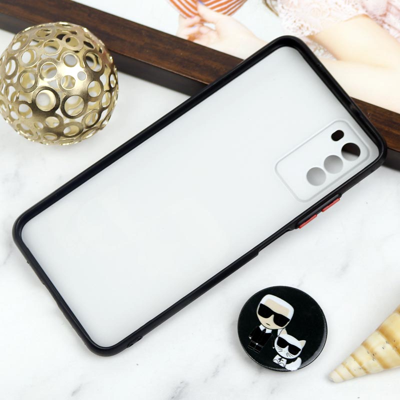 قاب PC محافظ لنز دار طرح Boss Cat + پاپ سوکت Xiaomi Poco M3
