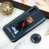 قاب PC محافظ لنز دار طرح Baron + پاپ سوکت Xiaomi Poco M3