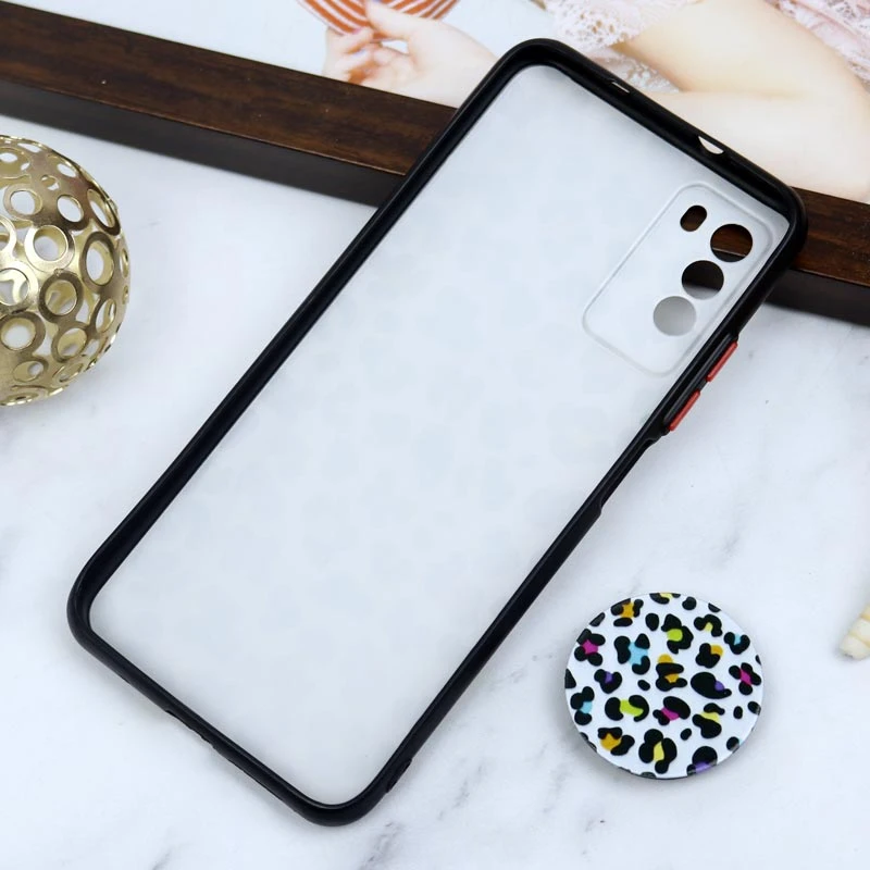 قاب PC محافظ لنز دار طرح پلنگی + پاپ سوکت Xiaomi Poco M3