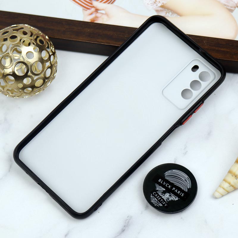 قاب PC محافظ لنز دار طرح Blvck + پاپ سوکت Xiaomi Poco M3