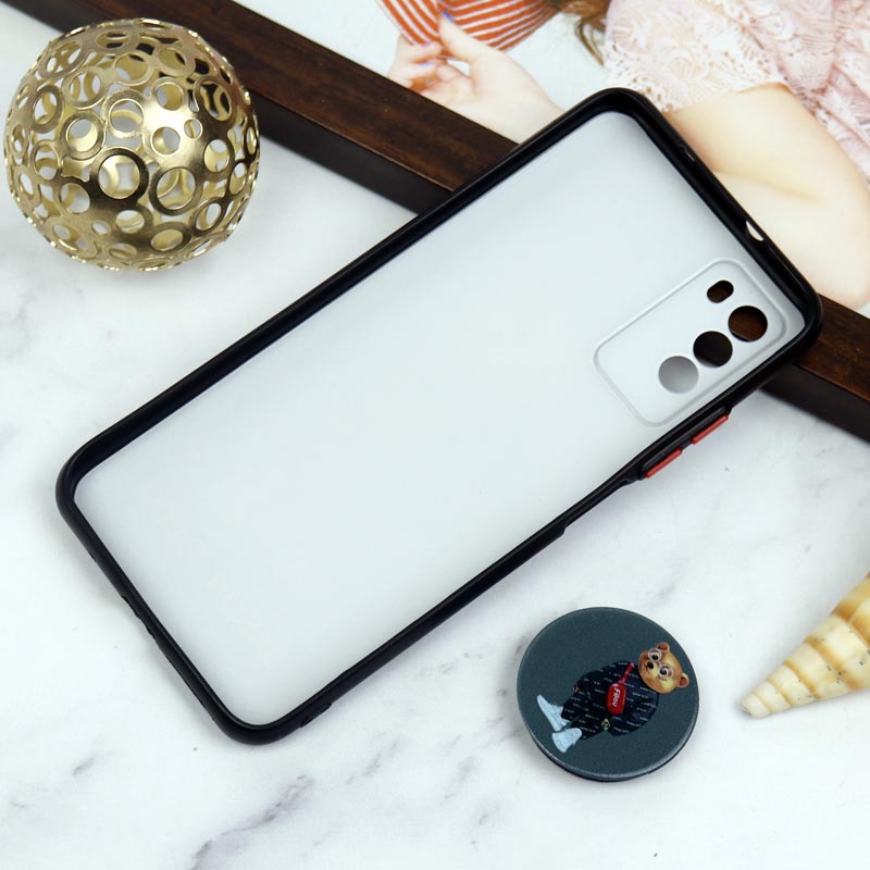 قاب PC محافظ لنز دار طرح Baron + پاپ سوکت Xiaomi Poco M3