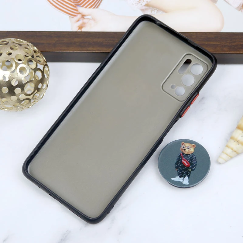 قاب PC محافظ لنز دار طرح Baron + پاپ سوکت Xiaomi Poco M3 Pro
